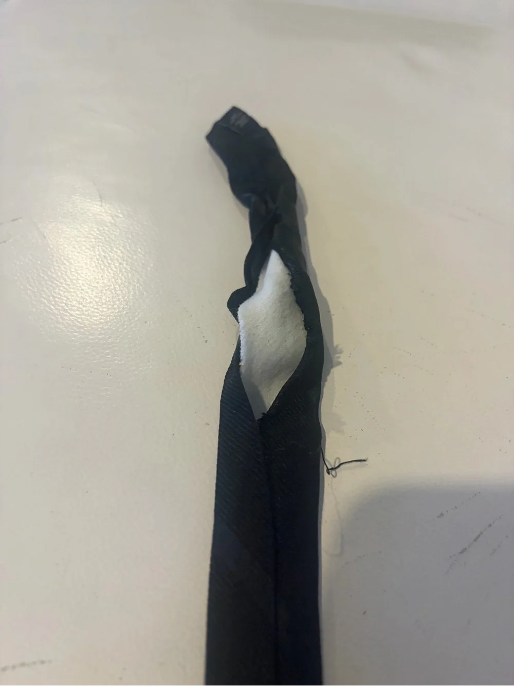 Express Black Slim Striped Tie